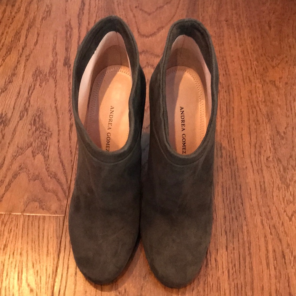 Grey Suede Boots